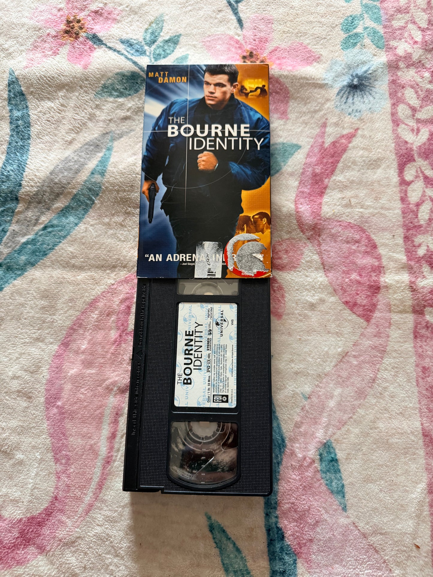 The Bourne identify vhs