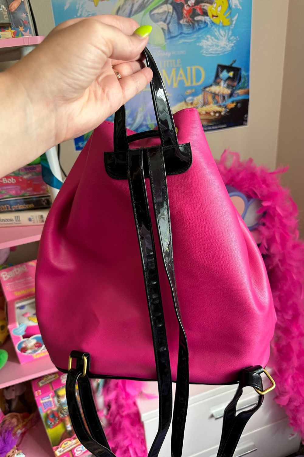 JUICY COUTURE DRAWSTRING BACKPACK BAG*