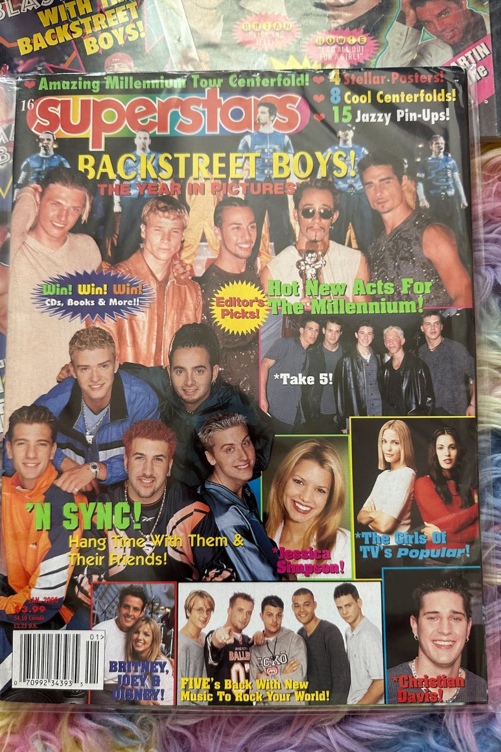 JANUARY 2000 - SUPERSTARS MAGAZINE BACKSTREET BOYS*