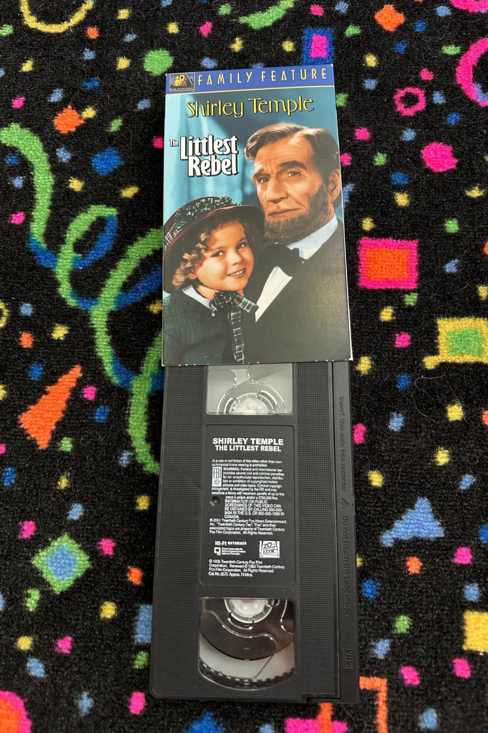 SHIRLEY TEMPLE THE LITTLEST REBEL VHS*