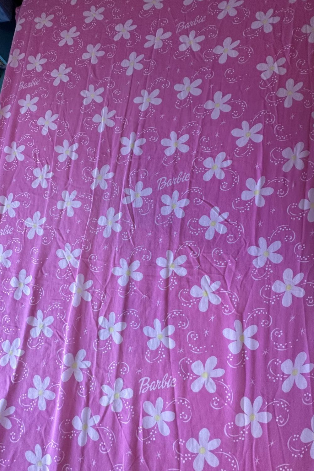 BARBIE TWIN FITTED SHEET*