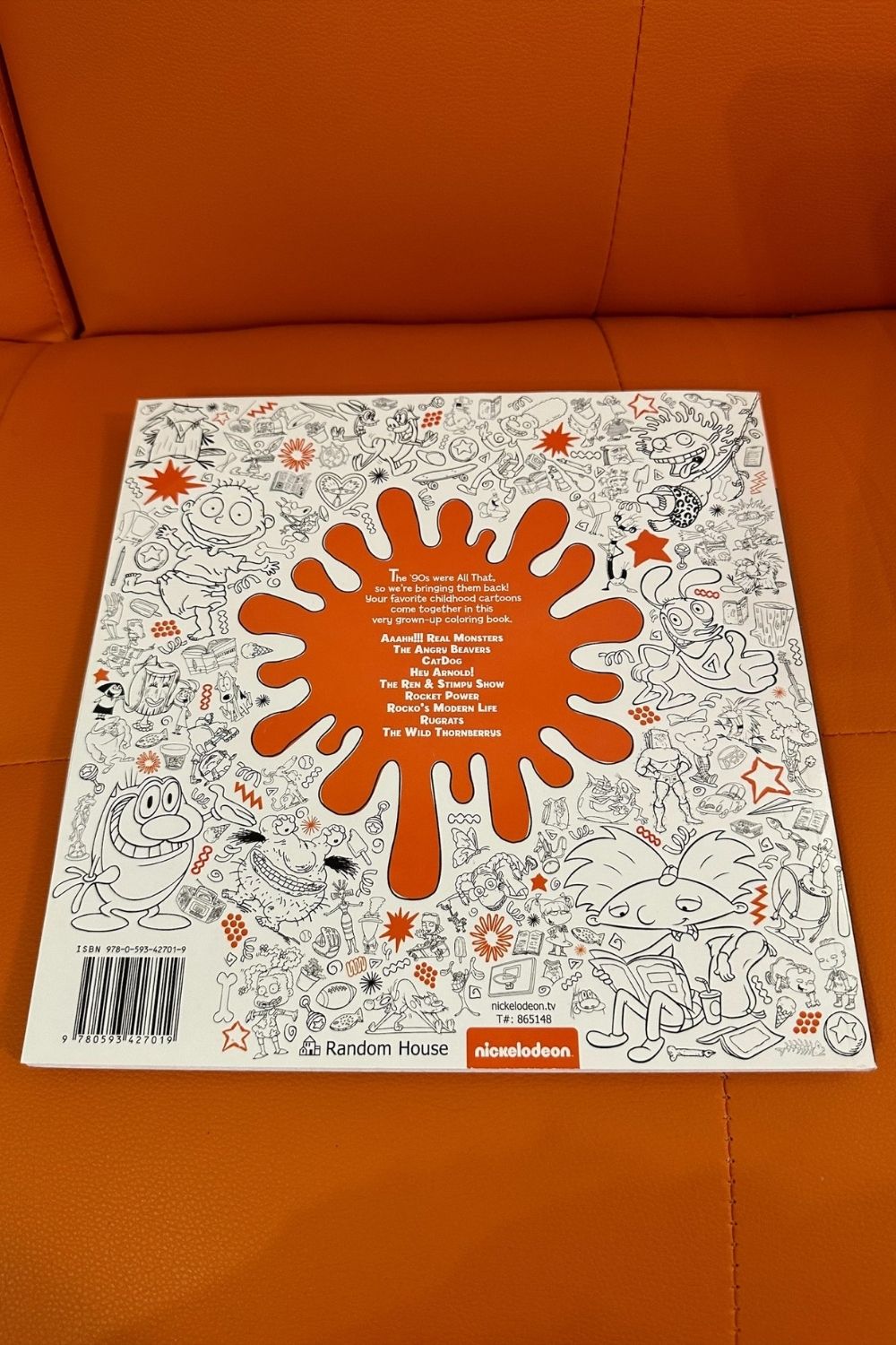 THE SPLAT COLORING BOOK* Nostalchicks