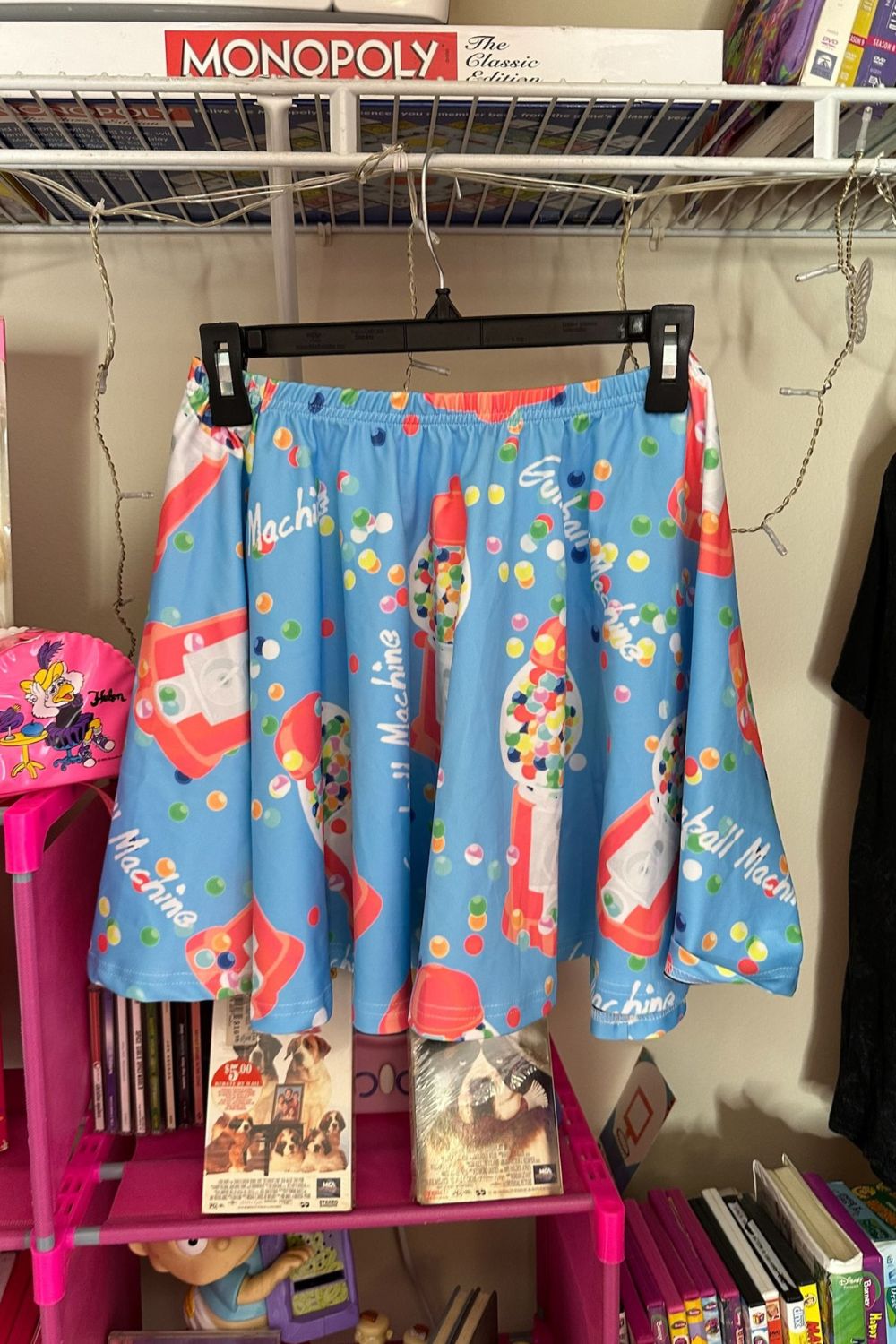 GUM-BALL MACHINE SKIRT SIZE MEDIUM*