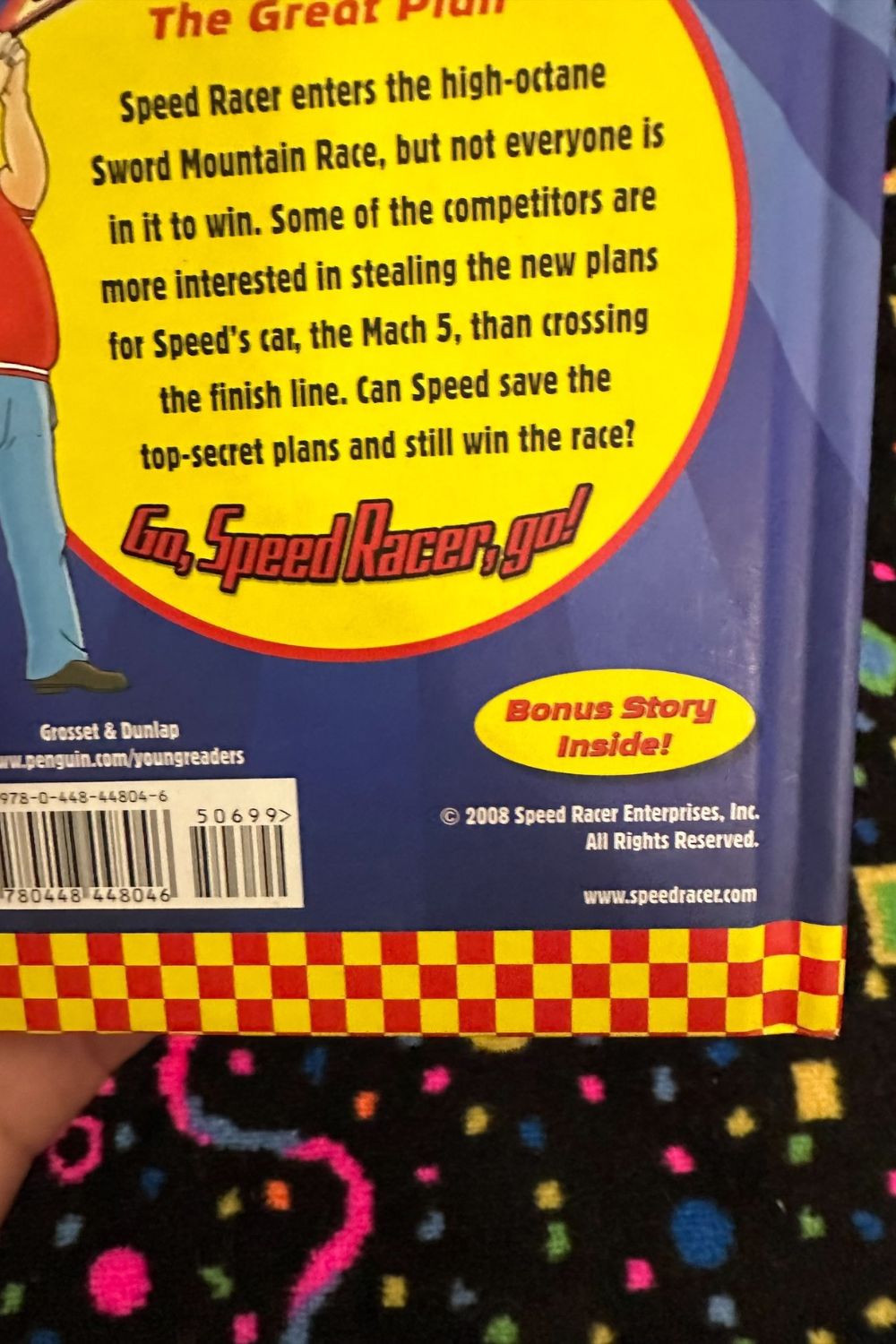 2008 SPEED RACER "THE GREAT PLAN" BOOK*