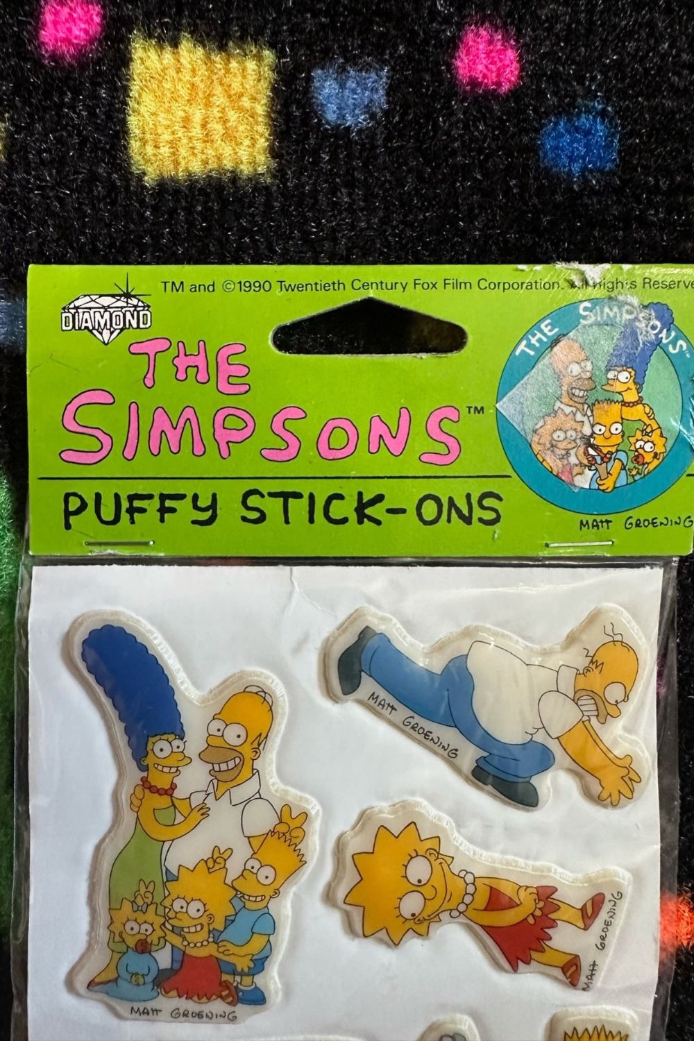 THE SIMPSONS PUFFY STICK-ONS*