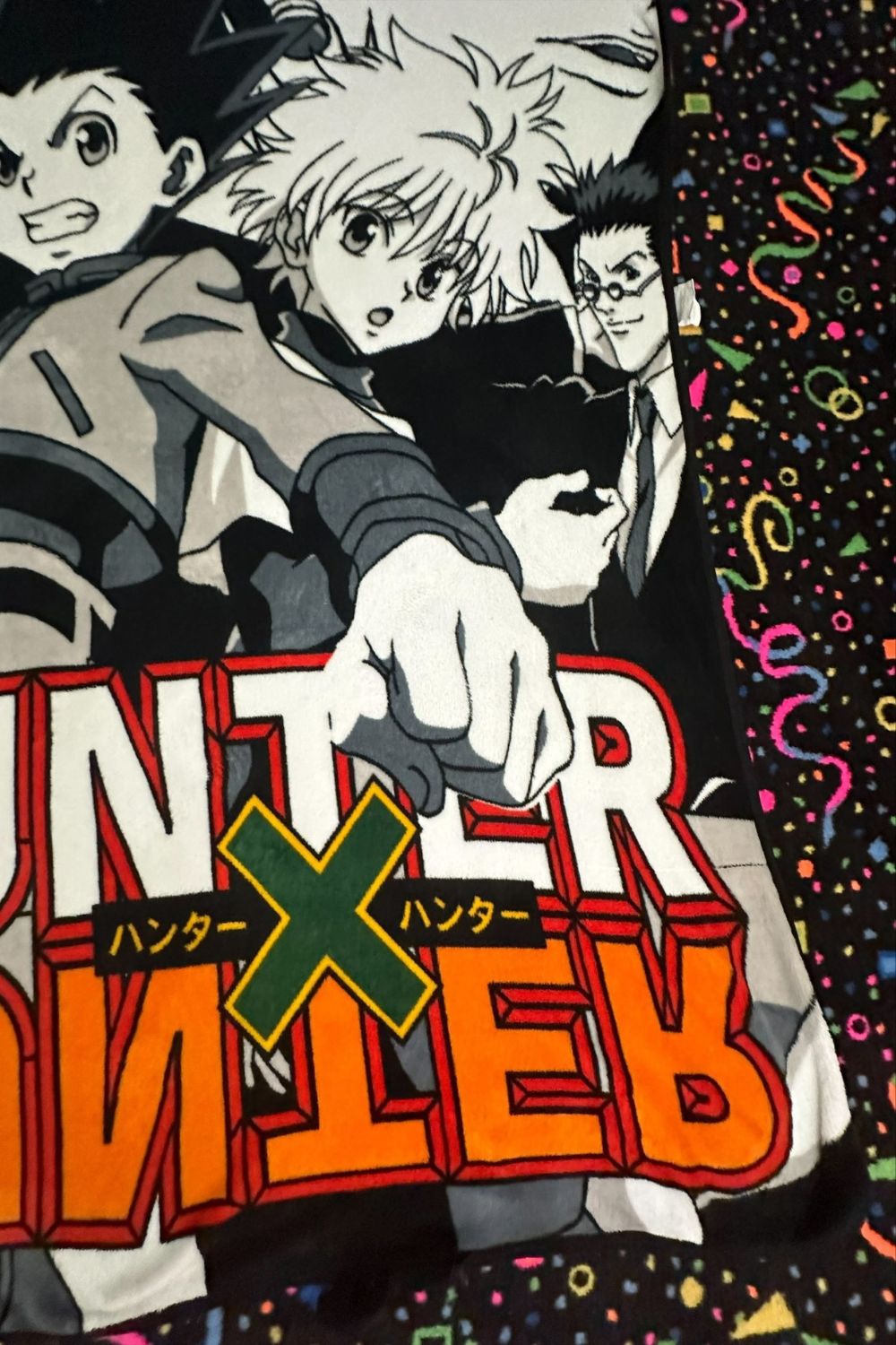 Hunter X Hunter Anime Group Digital Print Throw Blanket - Circle Red