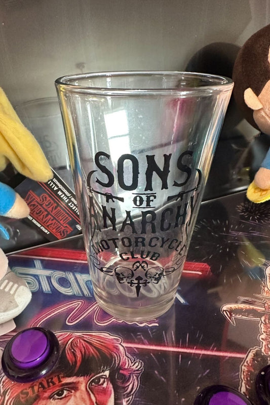 2013 SONS OF ANARCHY MOTORCYCLE CLUB GLASS*