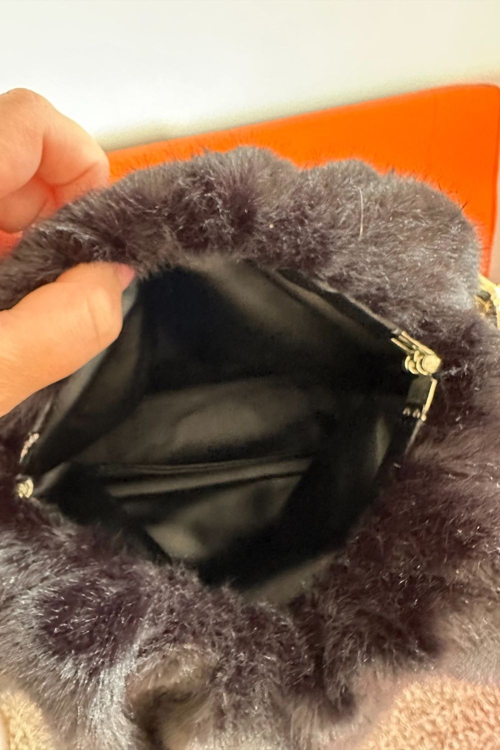 CARE FOR ME FAUX FUR BAG