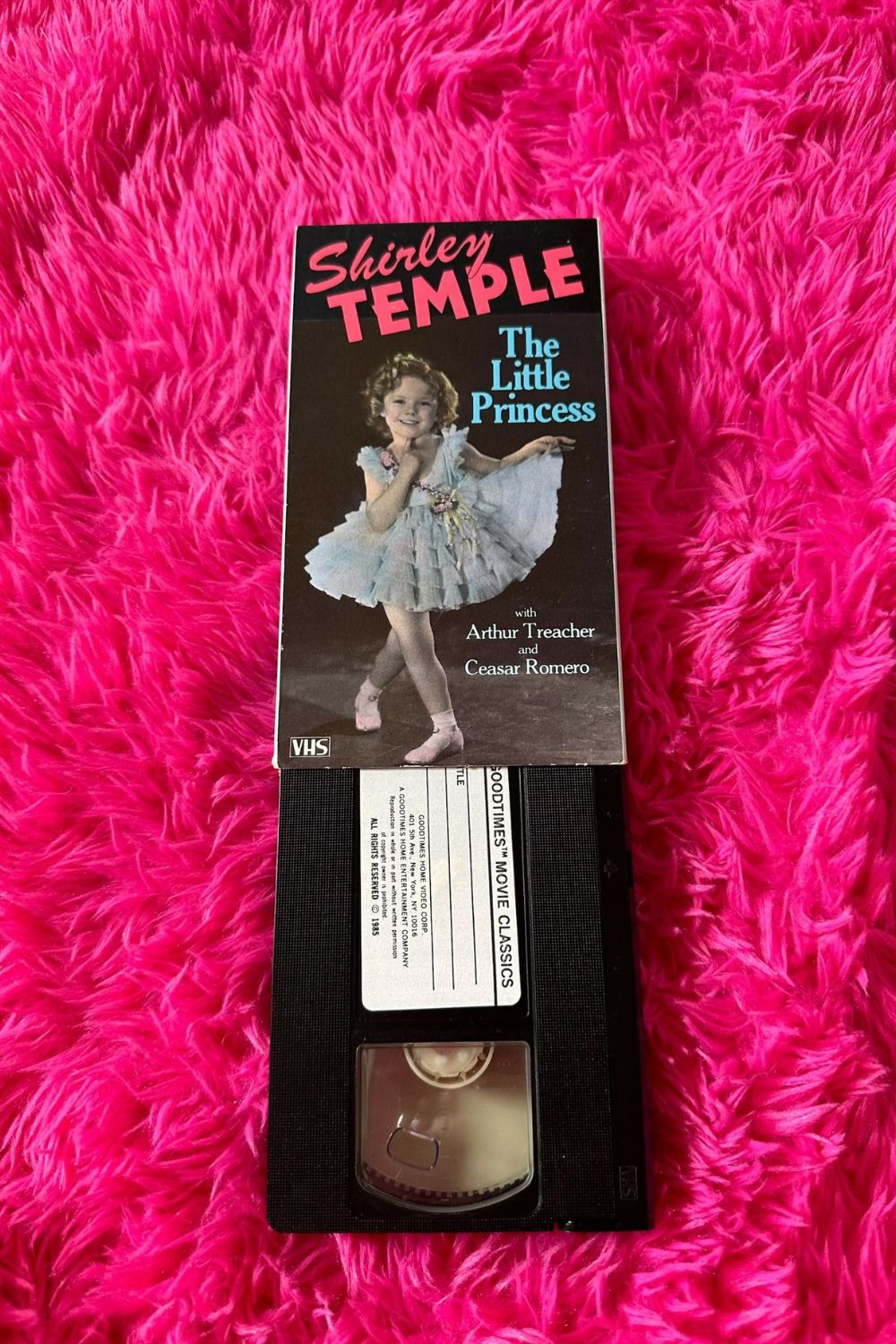 SHIRLEY TEMPLE- "THE LITTLE PRINCESS" VHS*