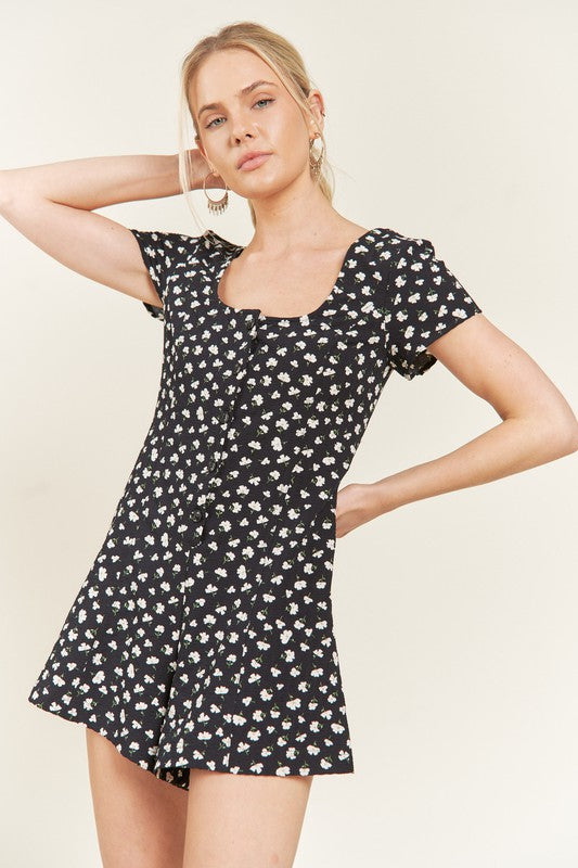 FLOWER POWER ONE-PIECE DRESS