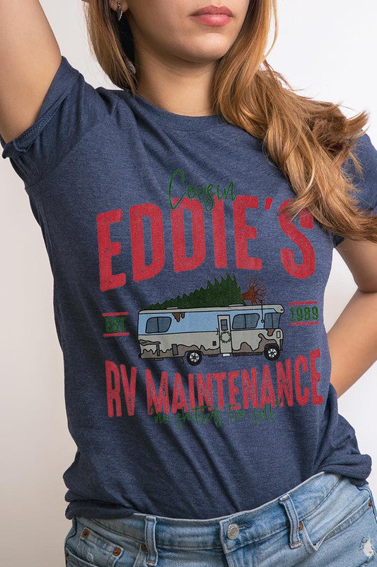 COUSIN EDDIE'S RV MAINTENANCE GRAPHIC TEE