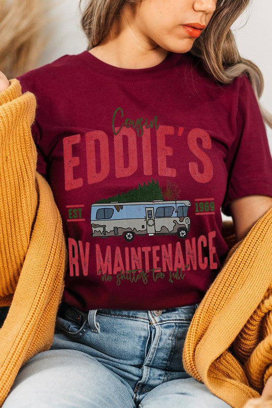 COUSIN EDDIE'S RV MAINTENANCE GRAPHIC TEE