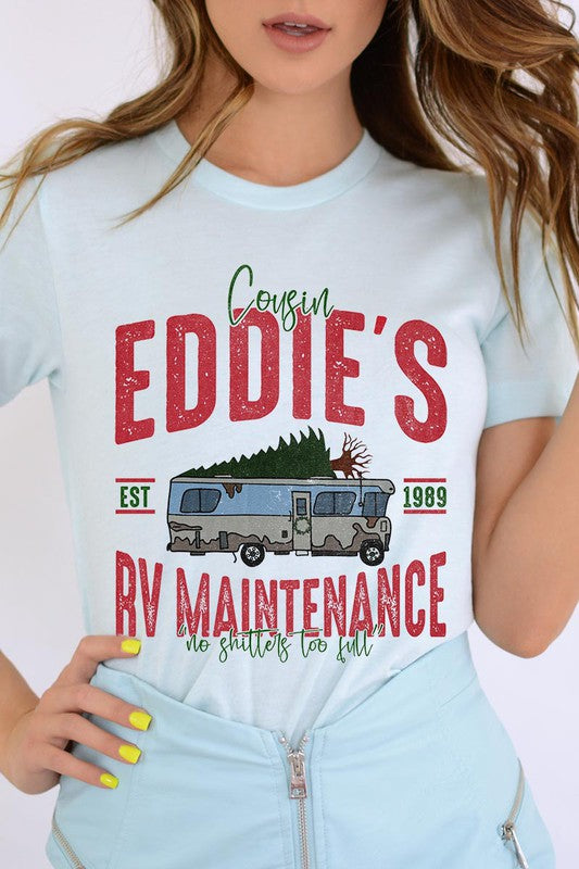 COUSIN EDDIE'S RV MAINTENANCE GRAPHIC TEE