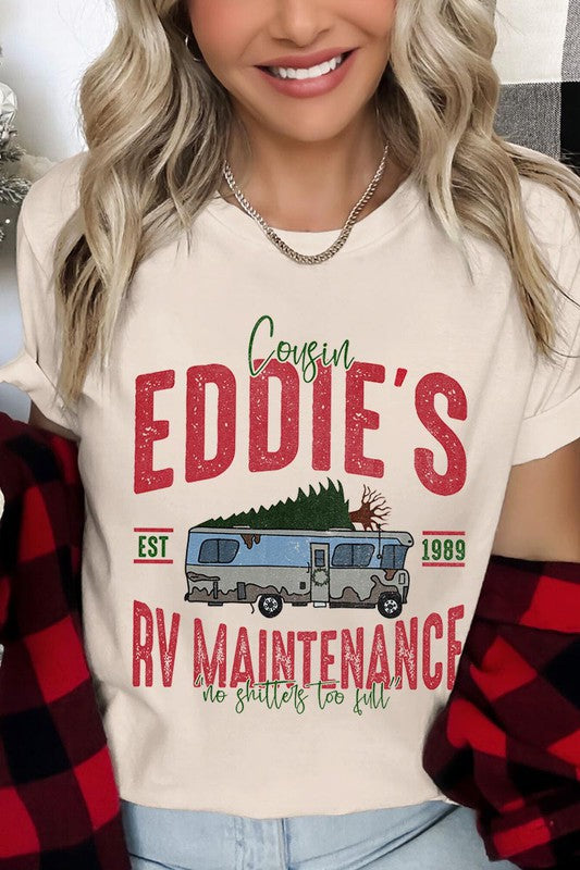 COUSIN EDDIE'S RV MAINTENANCE GRAPHIC TEE