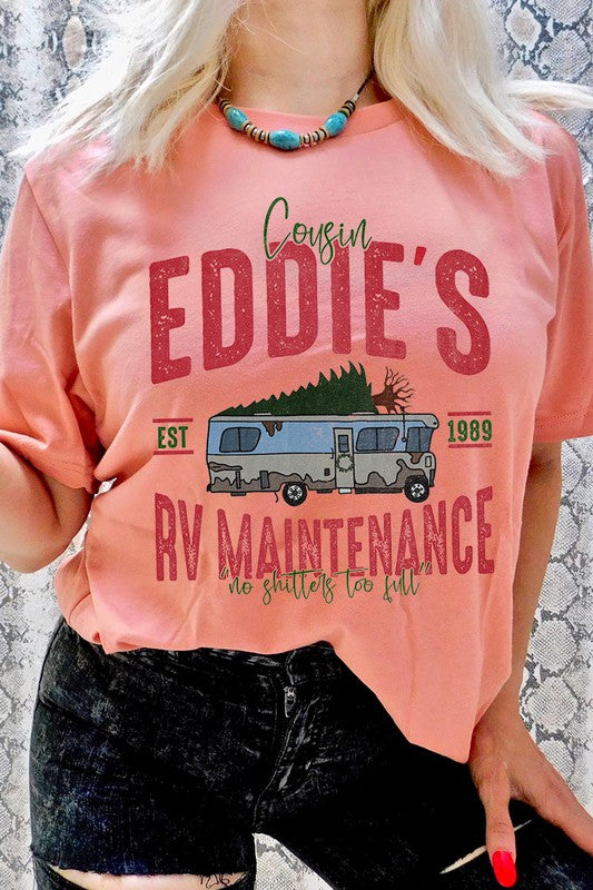 COUSIN EDDIE'S RV MAINTENANCE GRAPHIC TEE