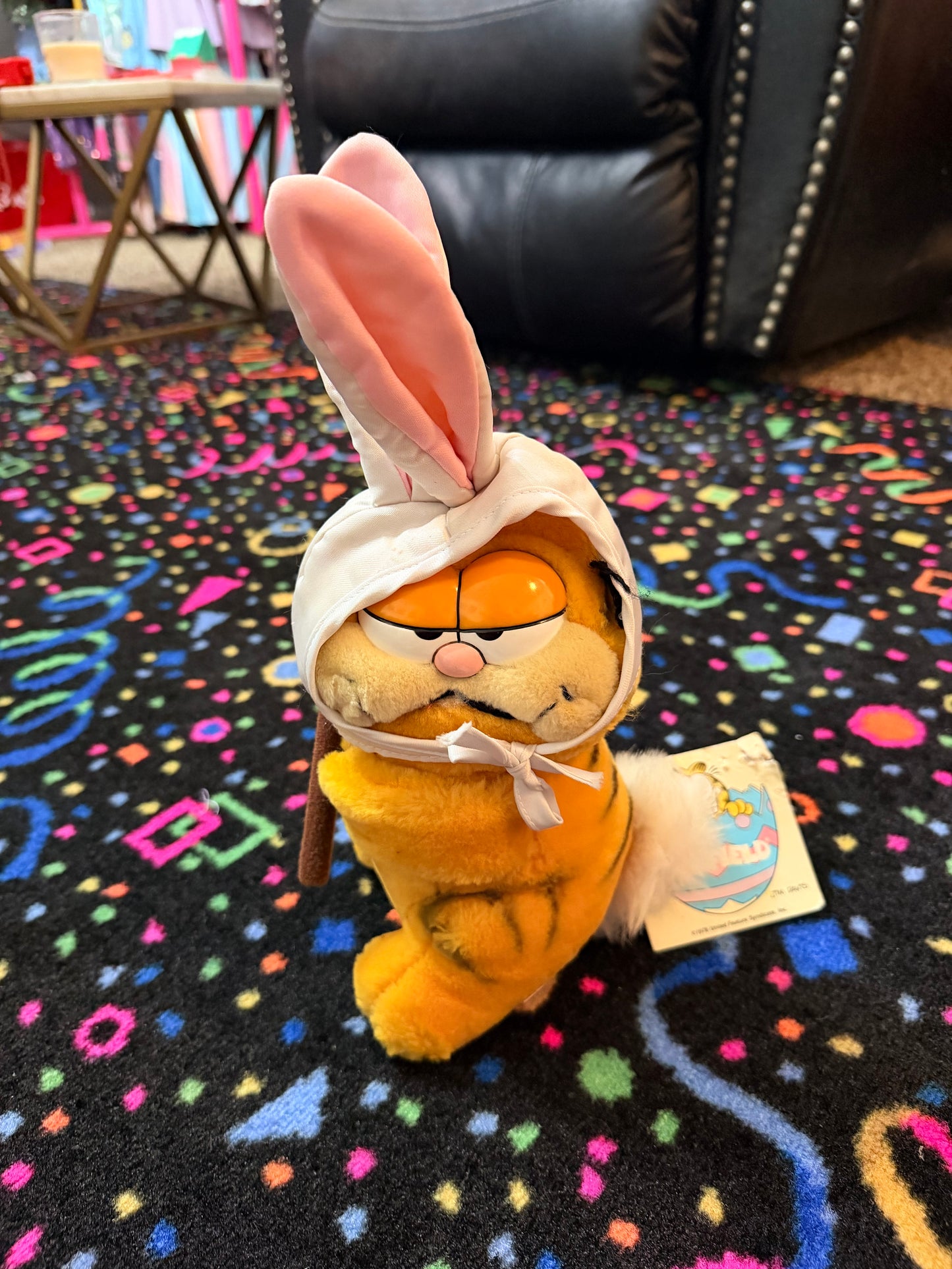 1981 Easter Garfield plush