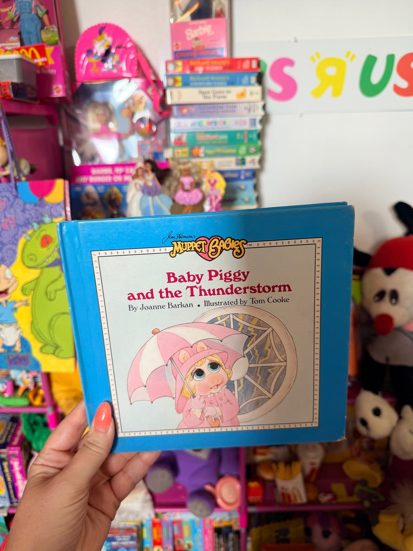 Baby piggy and the thunderstorm book