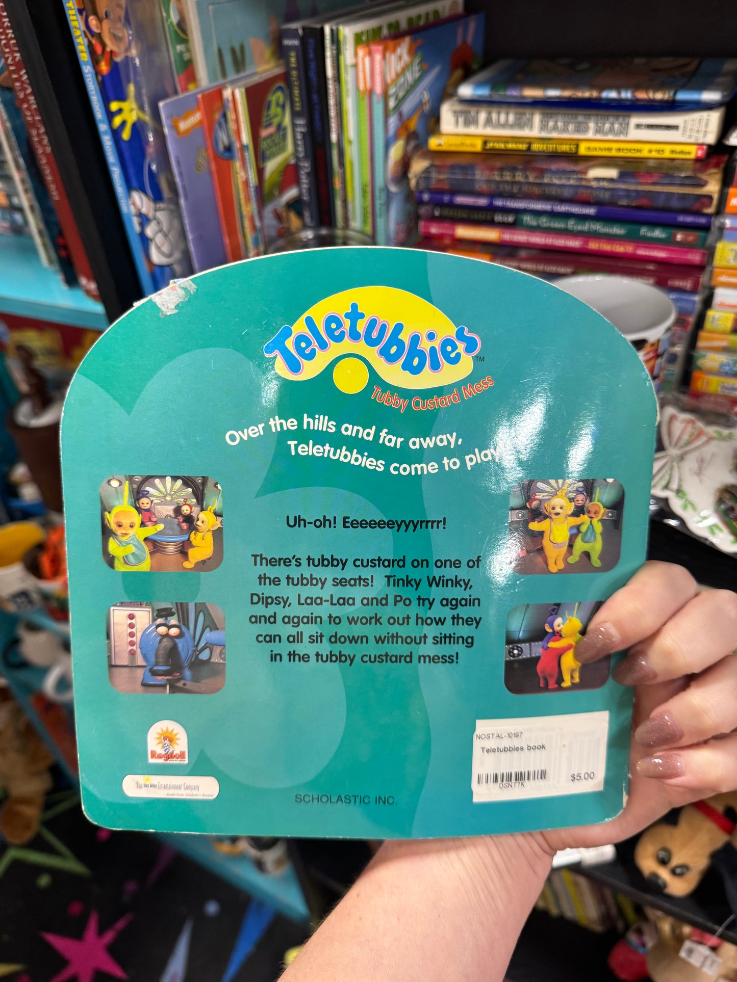 Teletubbies Tubby Custard Mess book