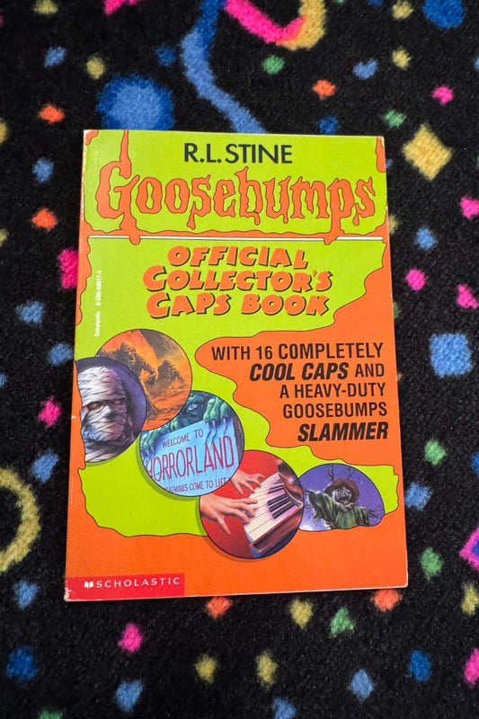 GOOSEBUMPS OFFICIAL COLLECTOR'S CAPS BOOK*