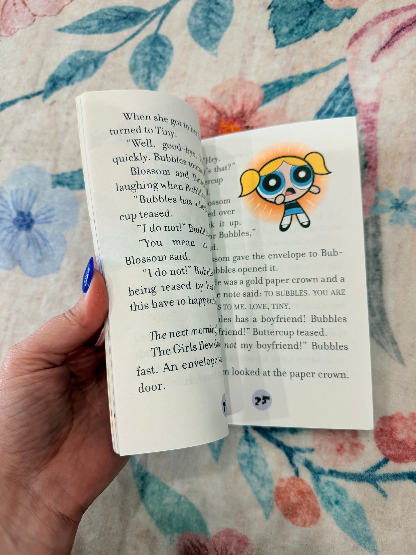 Powerpuff girls 
Bubbles and the secret admirer book