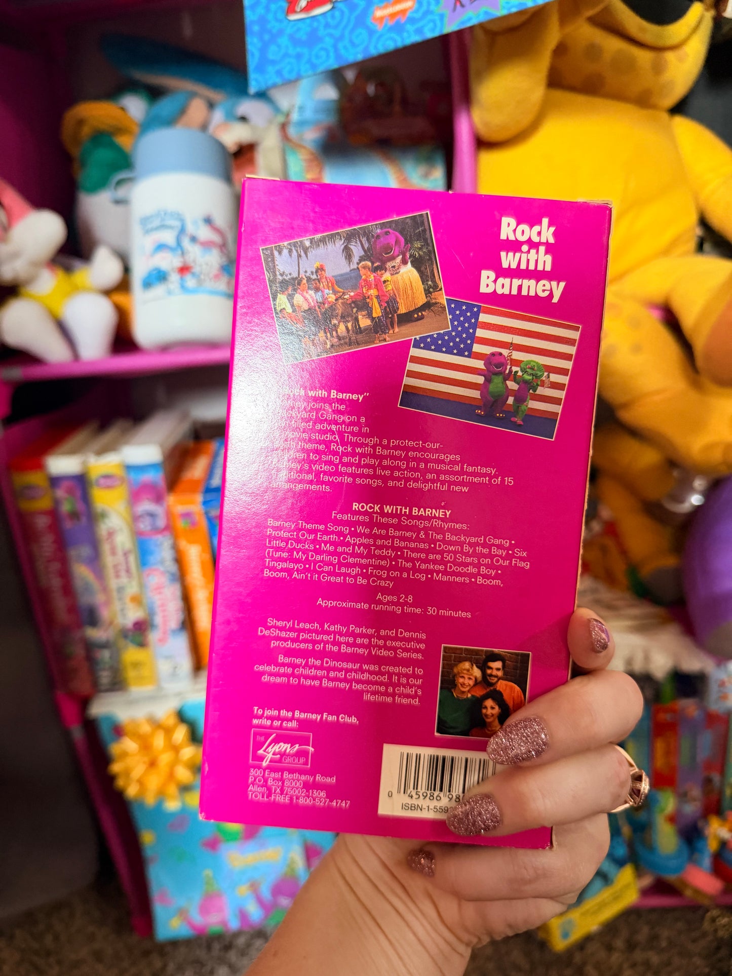 rock with Barney vhs