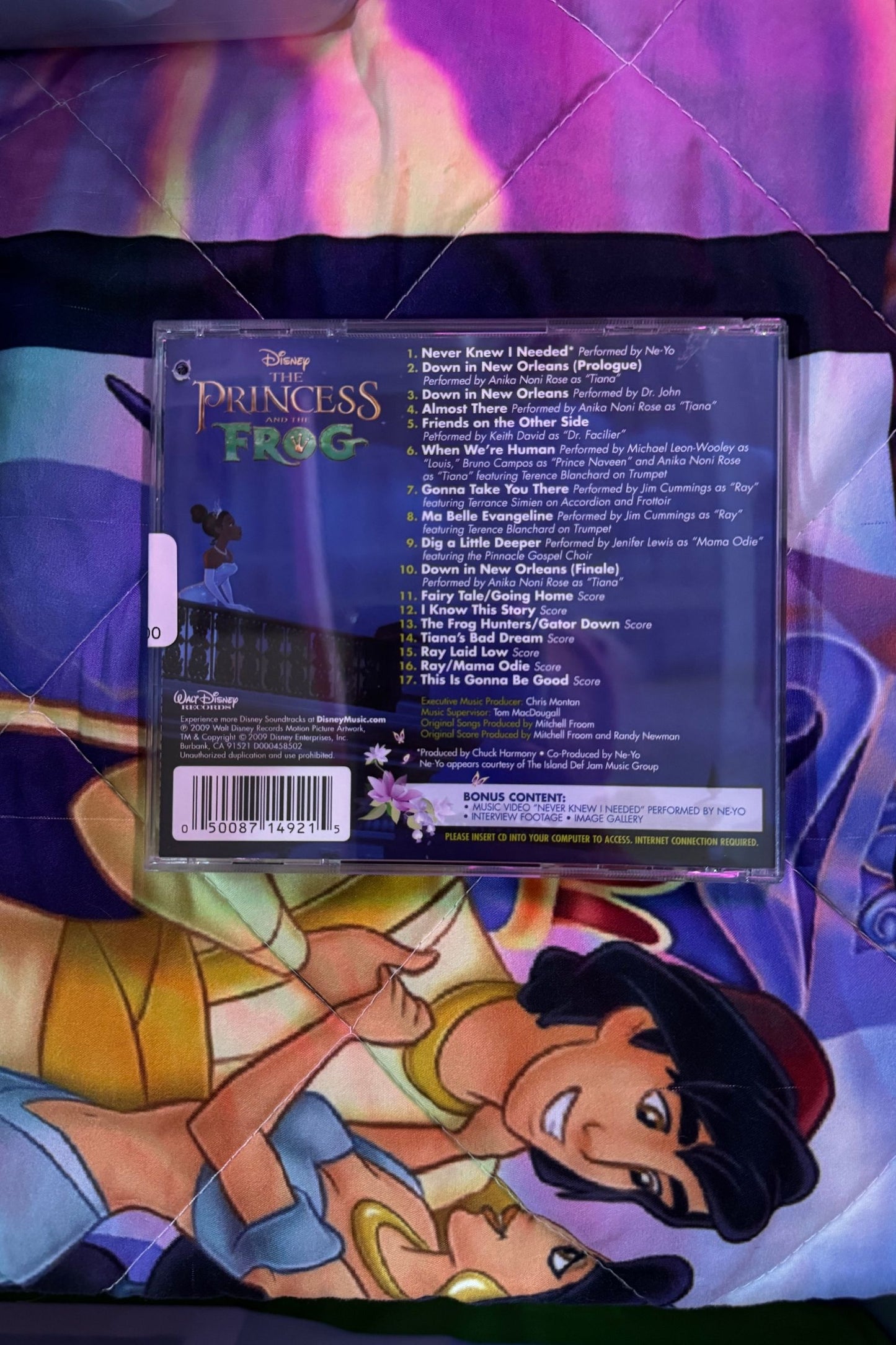 THE PRINCESS AND THE FROG SOUNDTRACK*