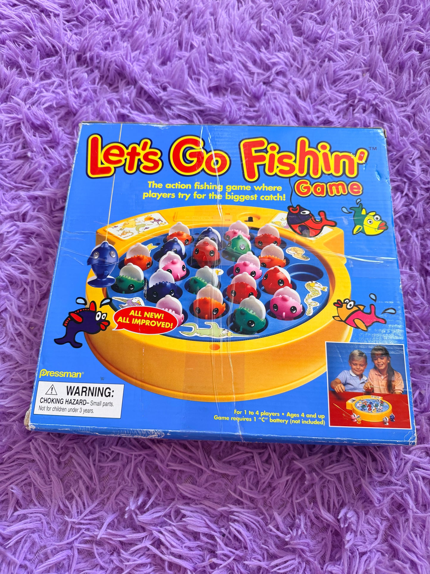 Vintage 1997 lets go fishing game