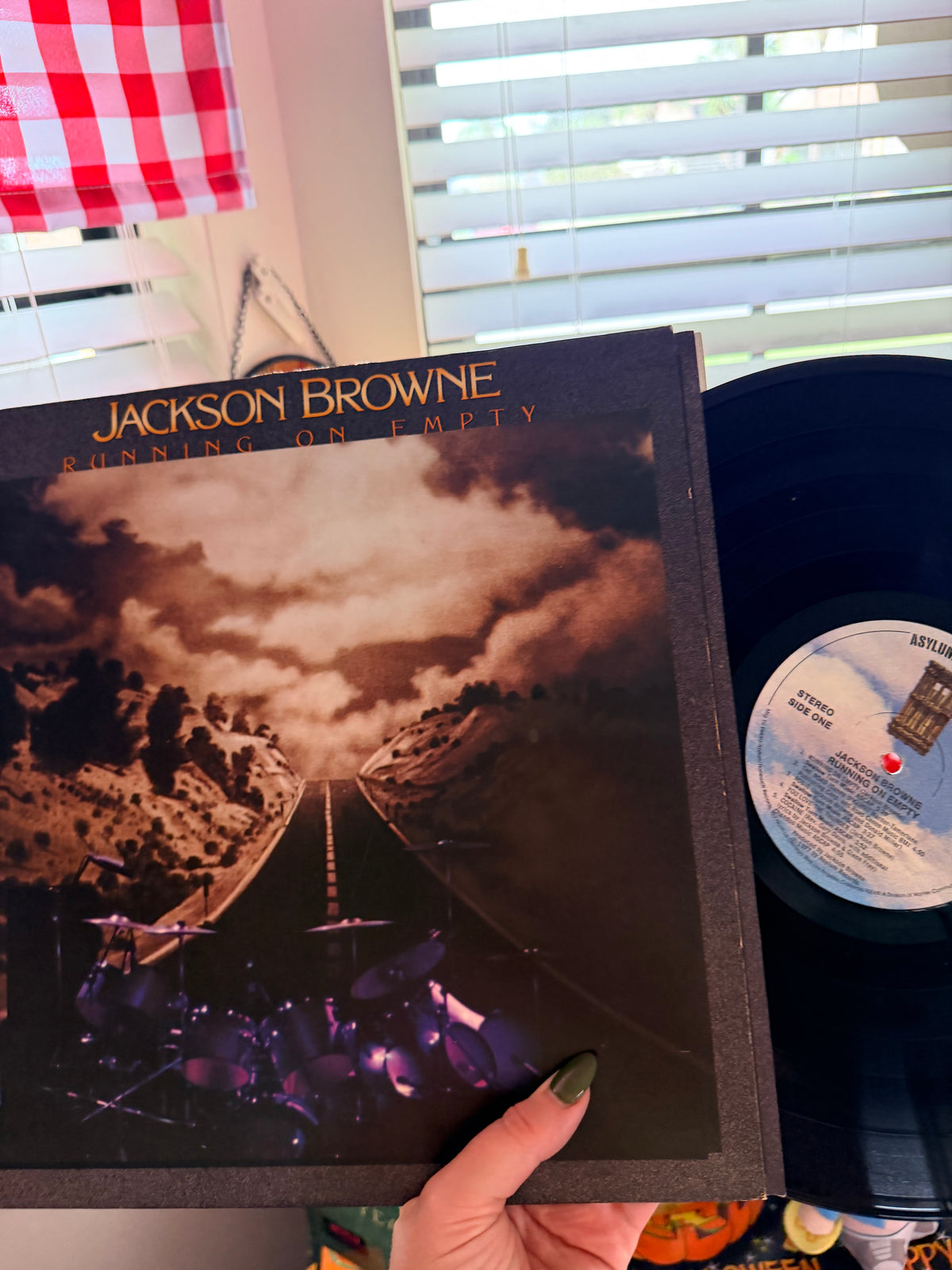 Jackson Browne Running on Empty vinyl record
