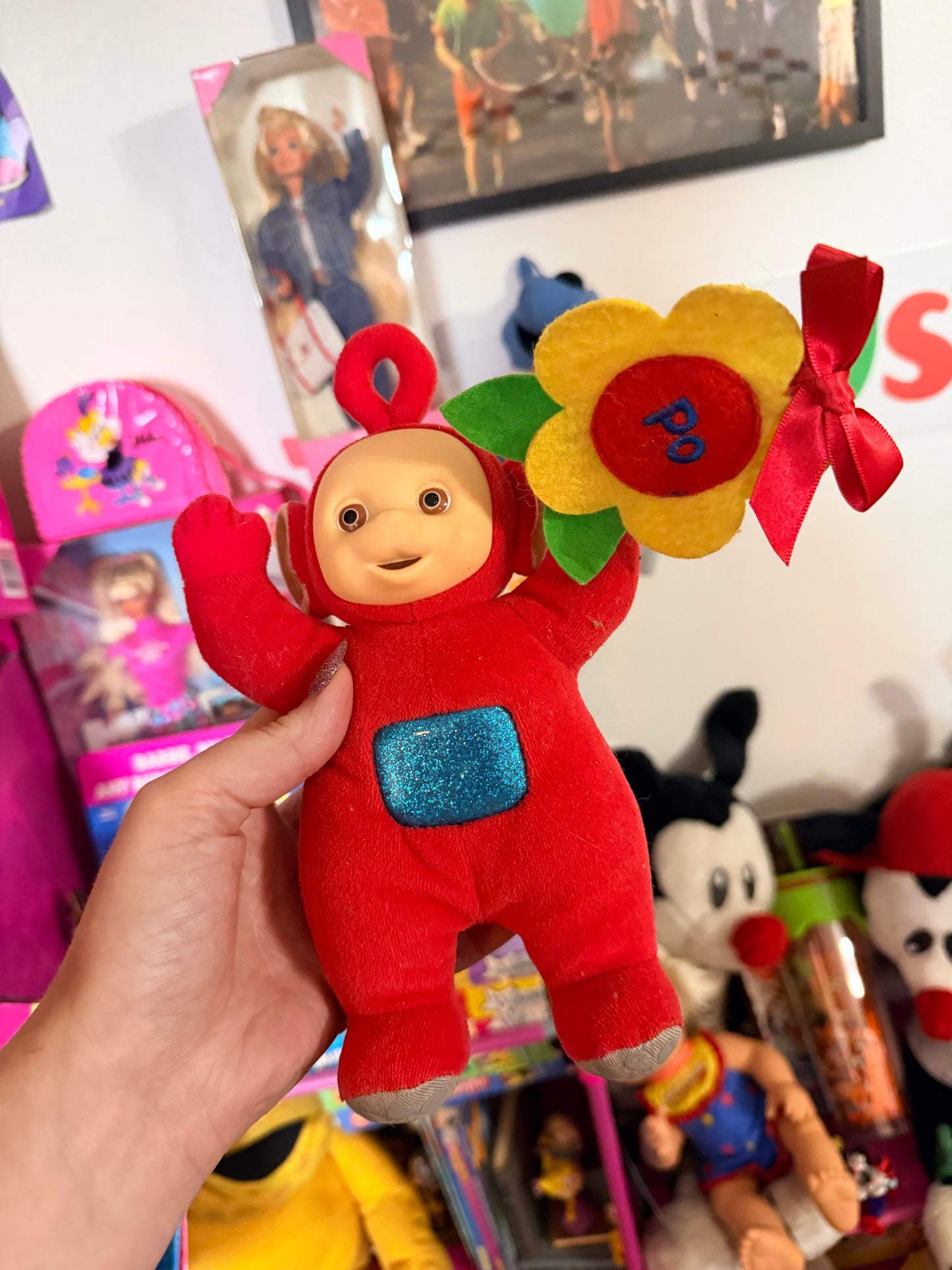 Vintage Eden Teletubbies Po with flower