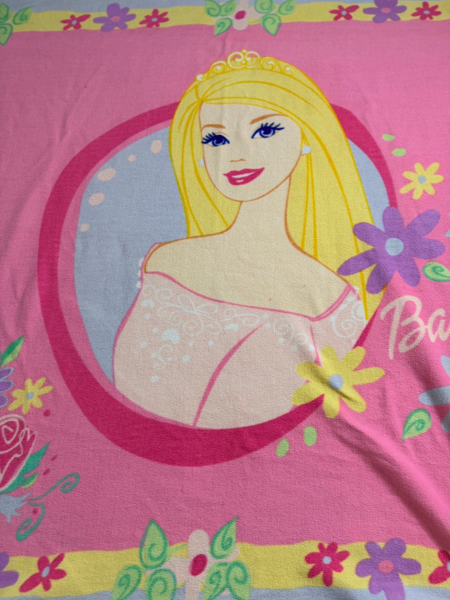 2003 Barbie Pink throw blanket