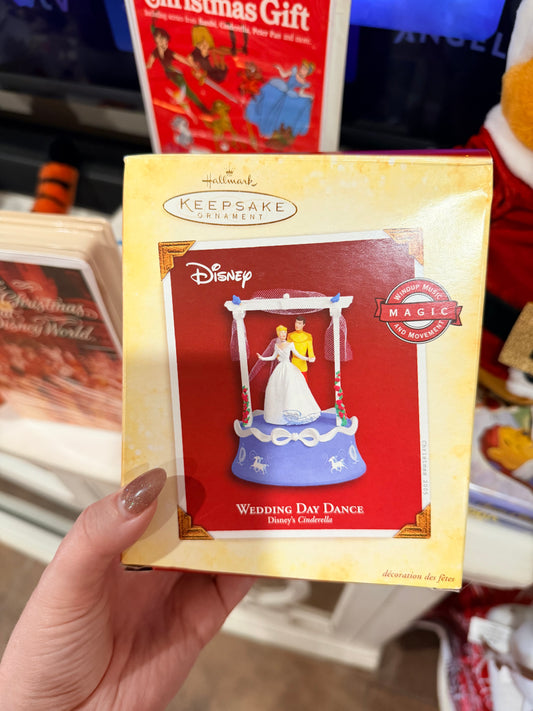 Cinderella Wedding Day Dance Keepsake Ornament