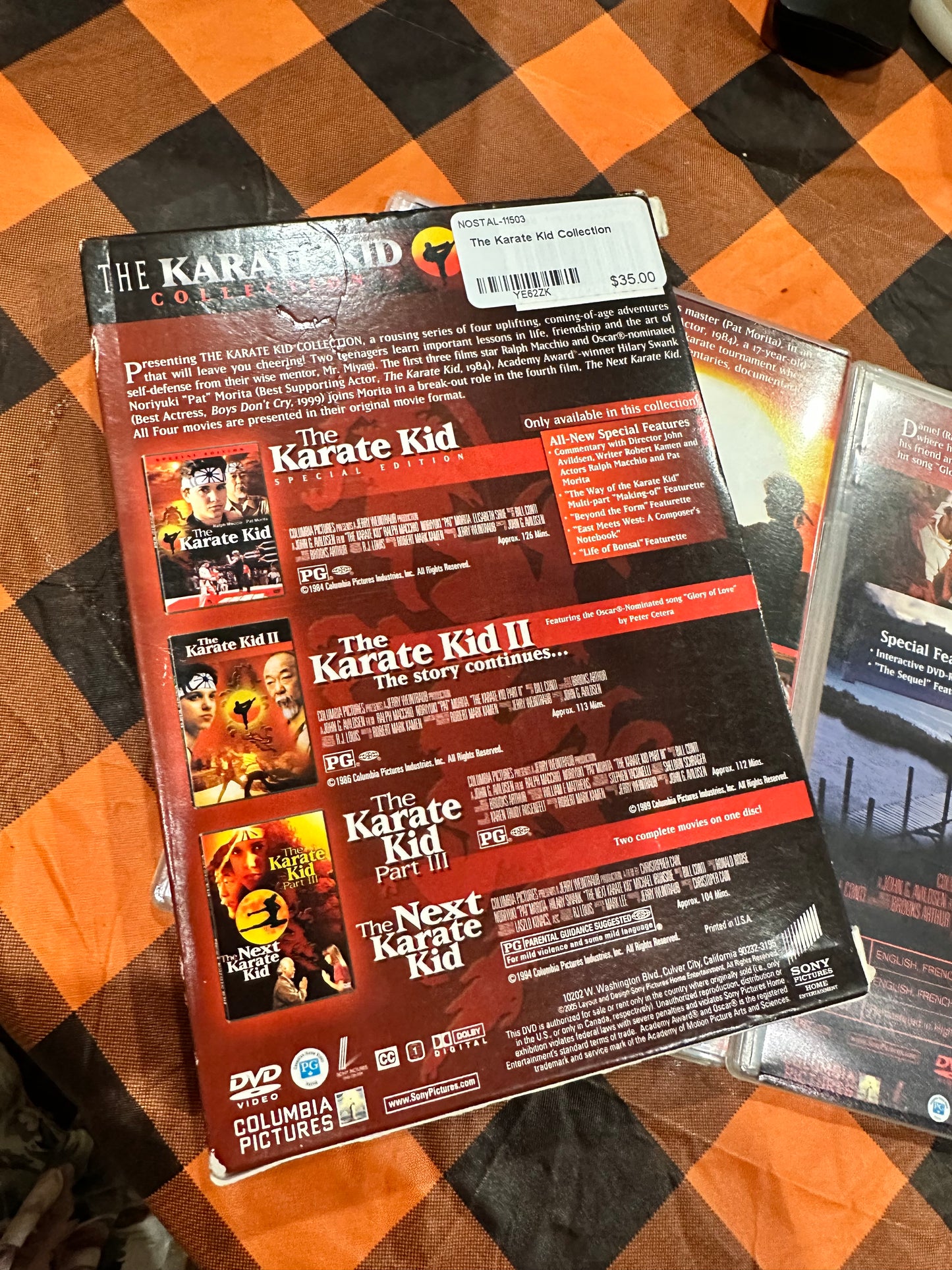 The Karate Kid dvd collection