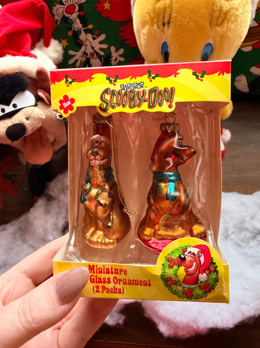 Scooby-Doo! Miniature blown glass ornaments 2002