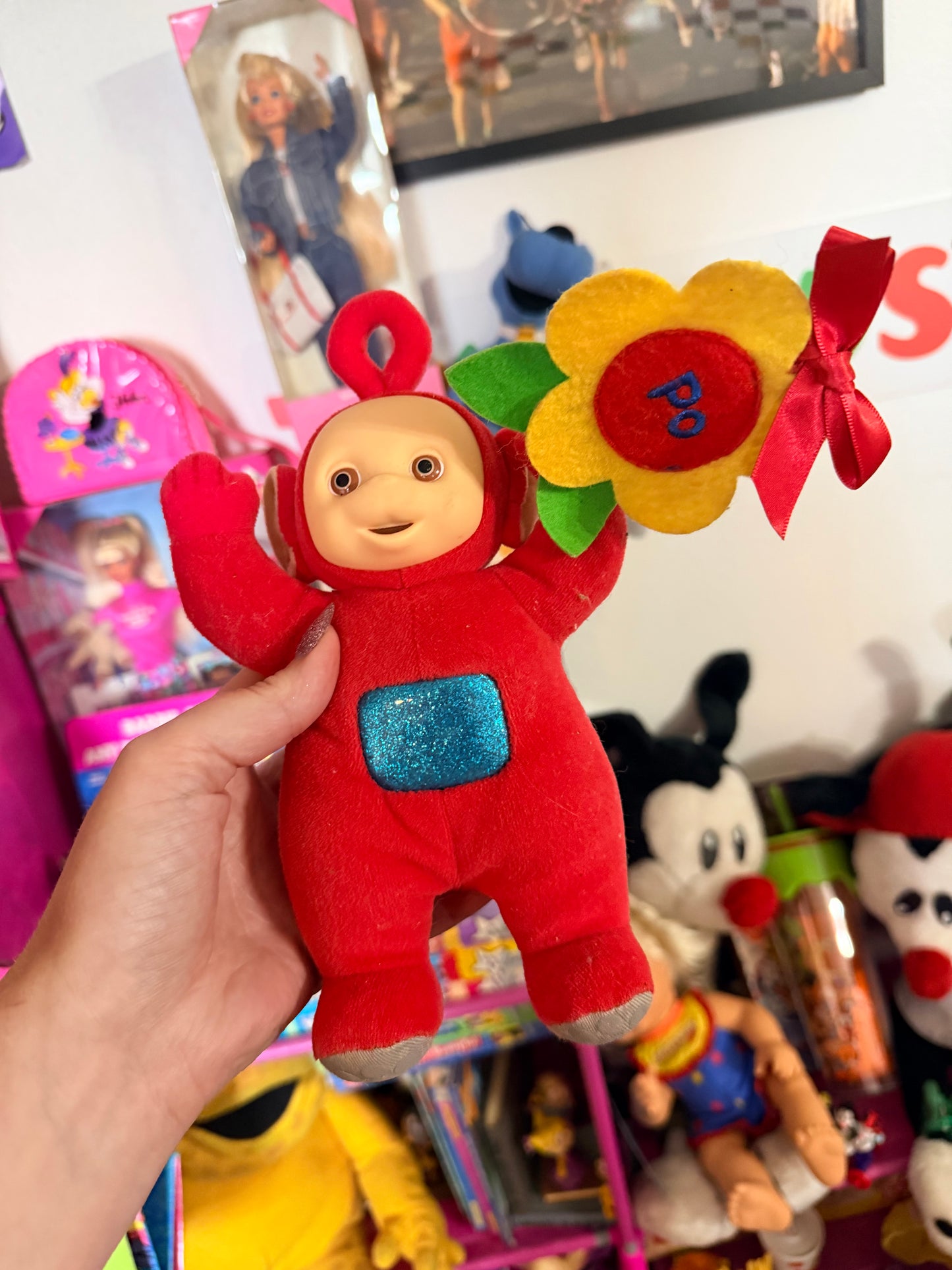 Vintage Eden Teletubbies Po with flower