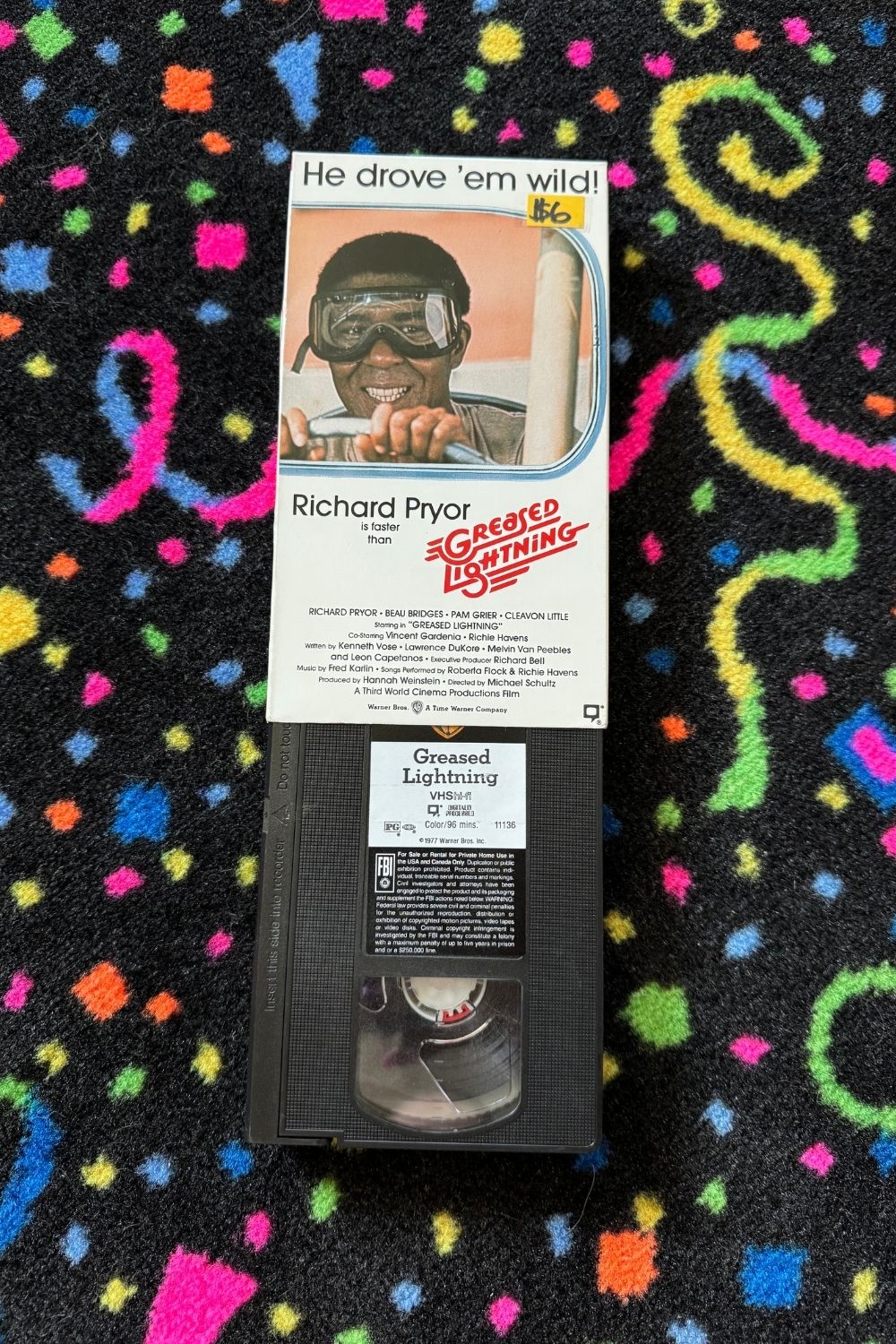 GREASED LIGHTNING VHS*