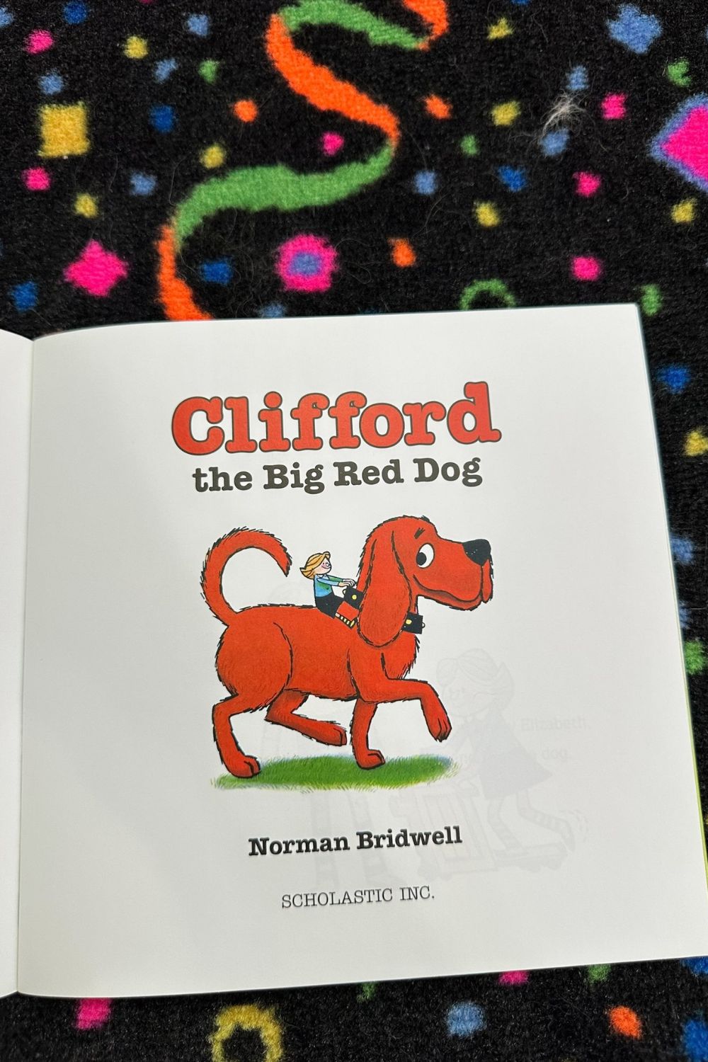 CLIFFORD THE BIG RED DOG BOOK*