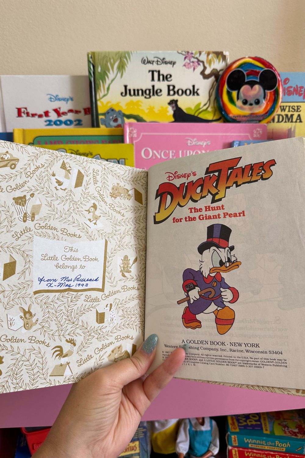 DUCK TALES THE HUNT FOR THE GIANT PEARL GOLDENBOOK*