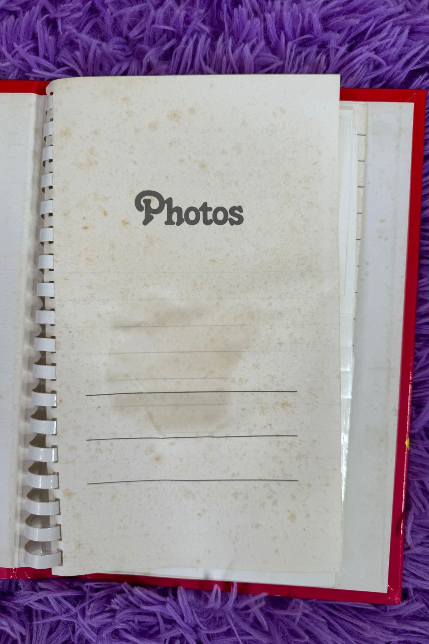 90’S VINTAGE PHOTO ALBUM*