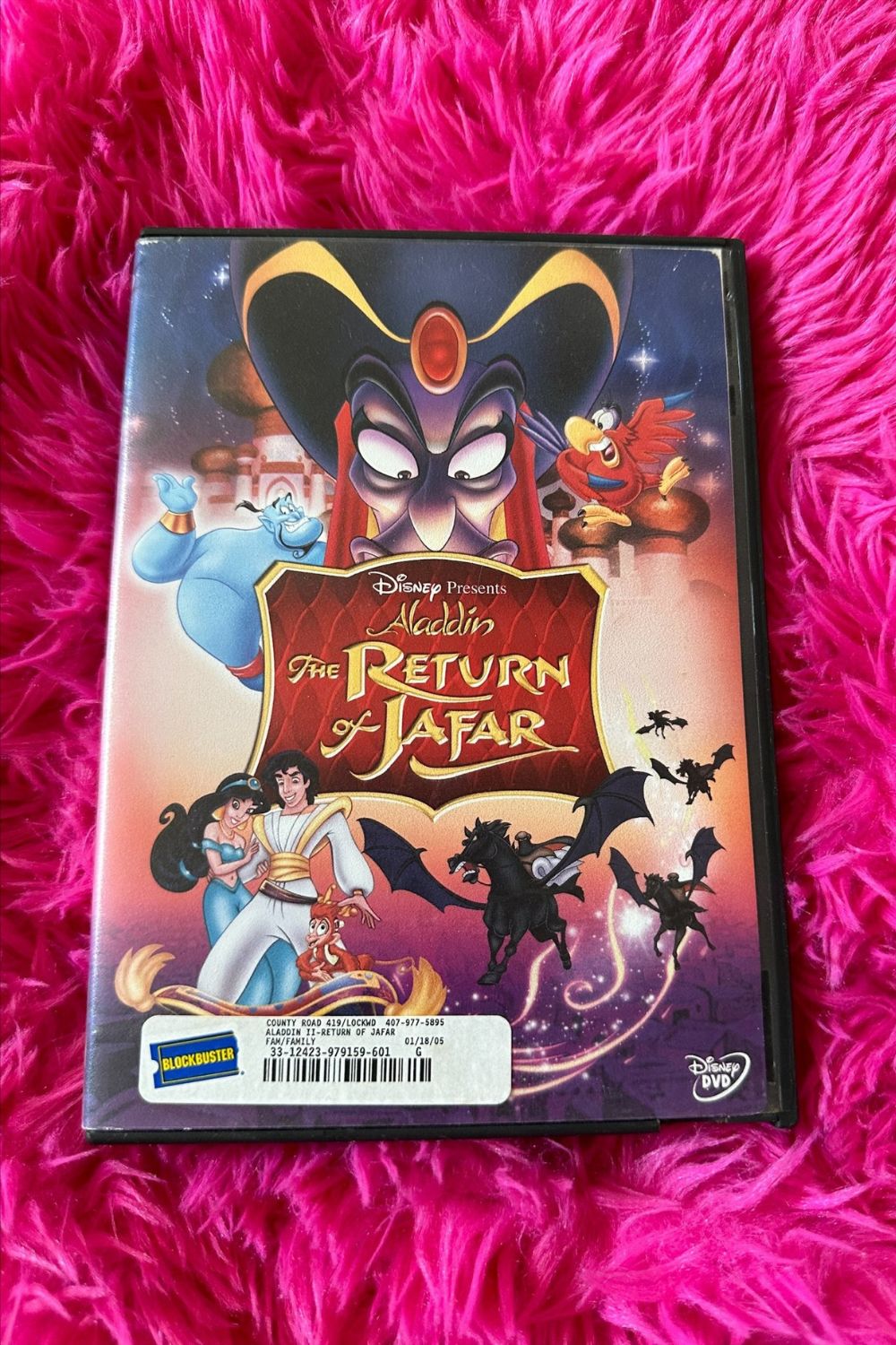 ALADDIN "THE RETURN OF JAFAR" DVD*