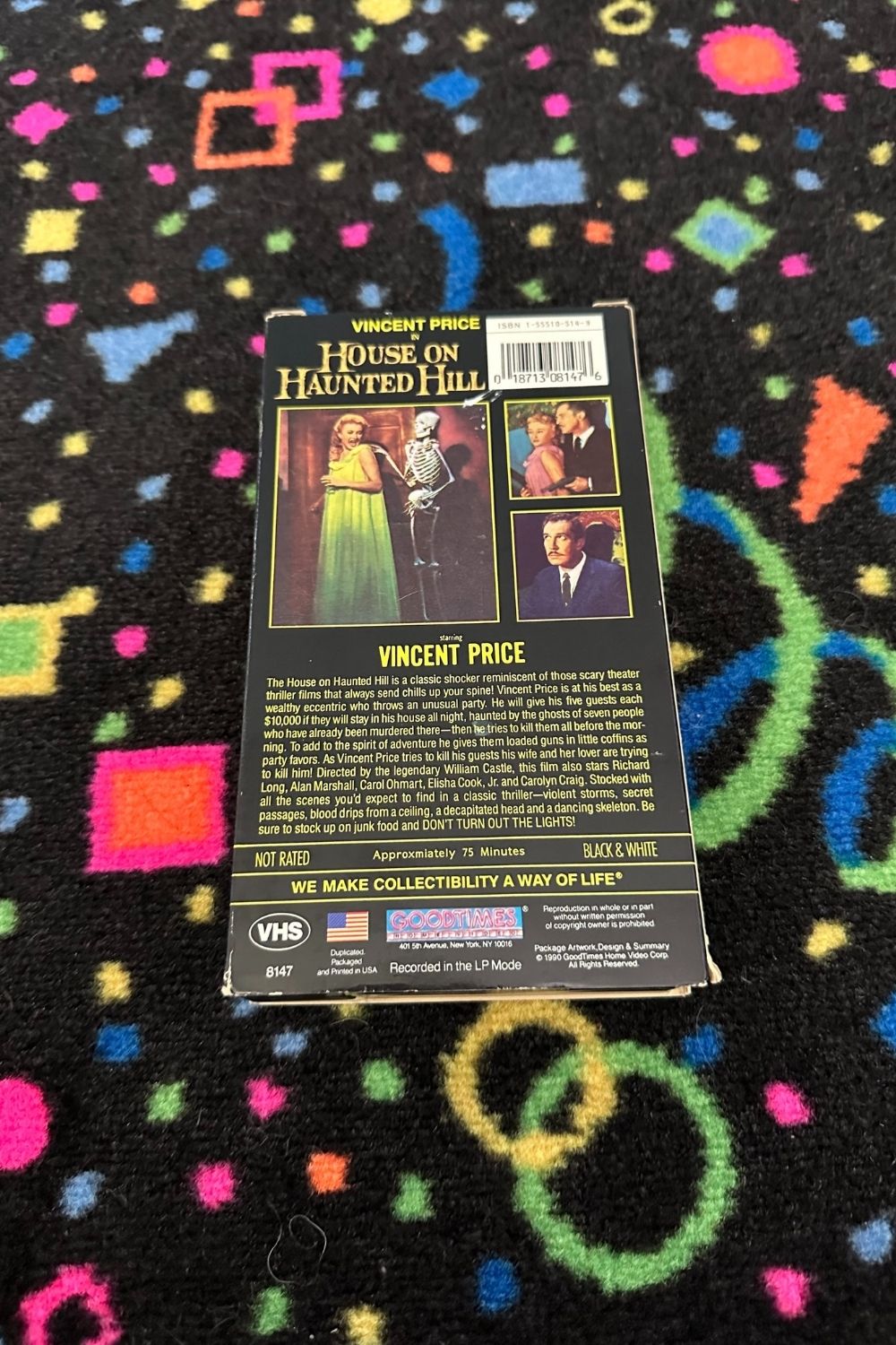 HOUSE ON HAUNTED HILL VHS*