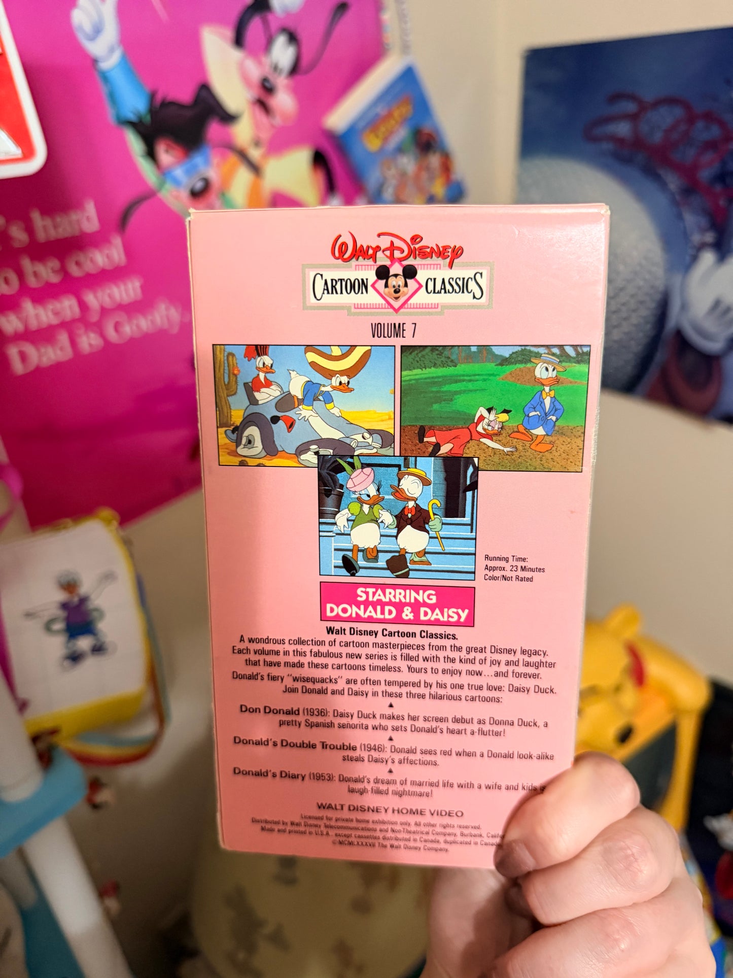 Walt Disney Cartoon Classics Starring Donald & Daisy vhs