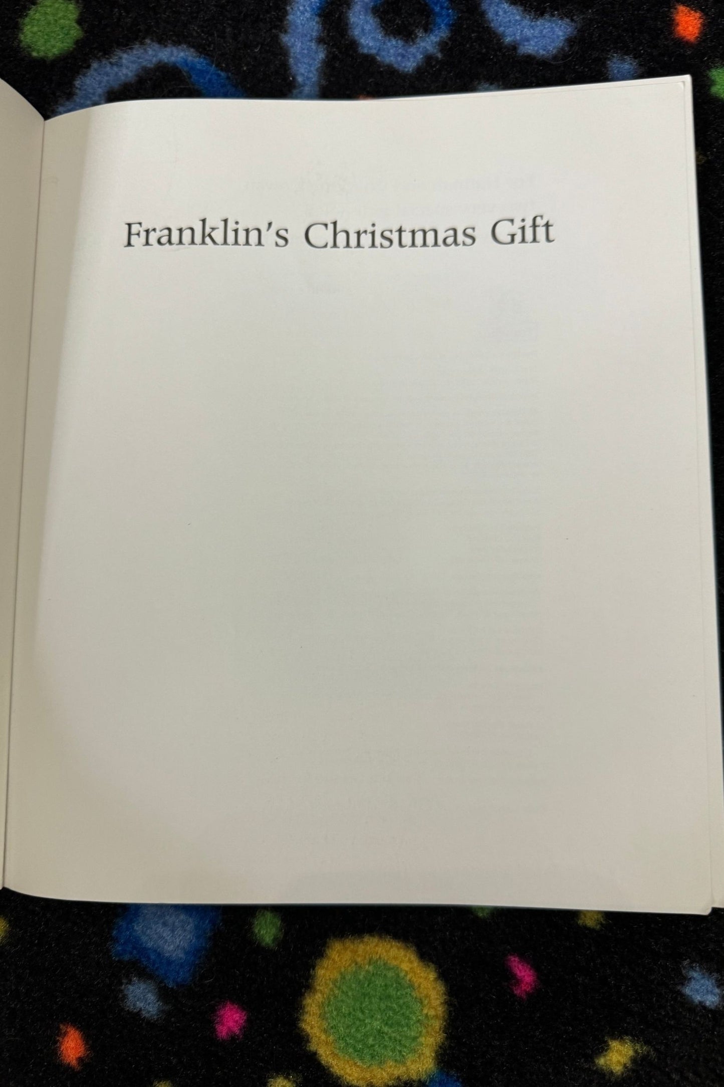 FRANKLINS CHRISTMAS GIFT BOOK*