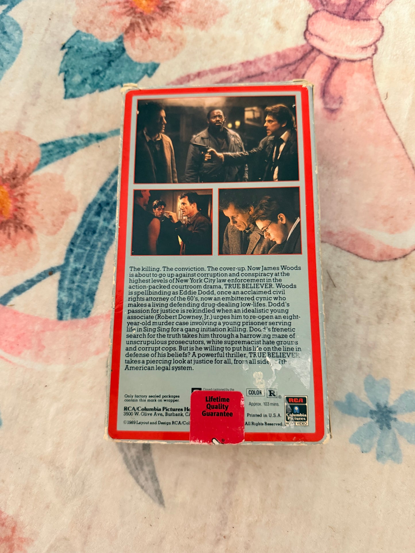 True Believer vhs