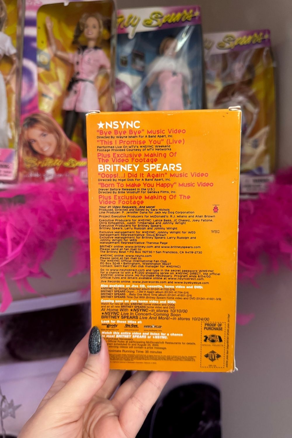 NSYNC & BRITNEY SPEARS - YOUR NUMBER 1 VIDEO REQUESTS VHS*