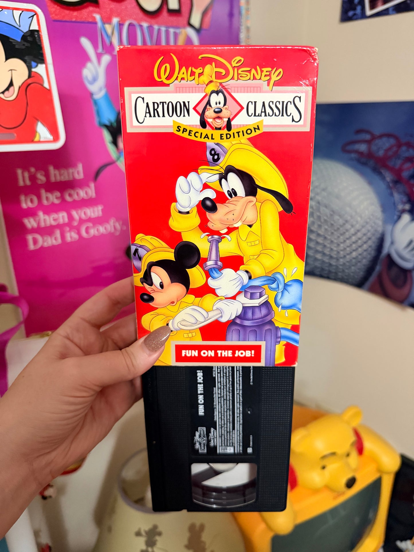 Walt Disney Cartoon Classics Special Edition Fun on the Job vhs