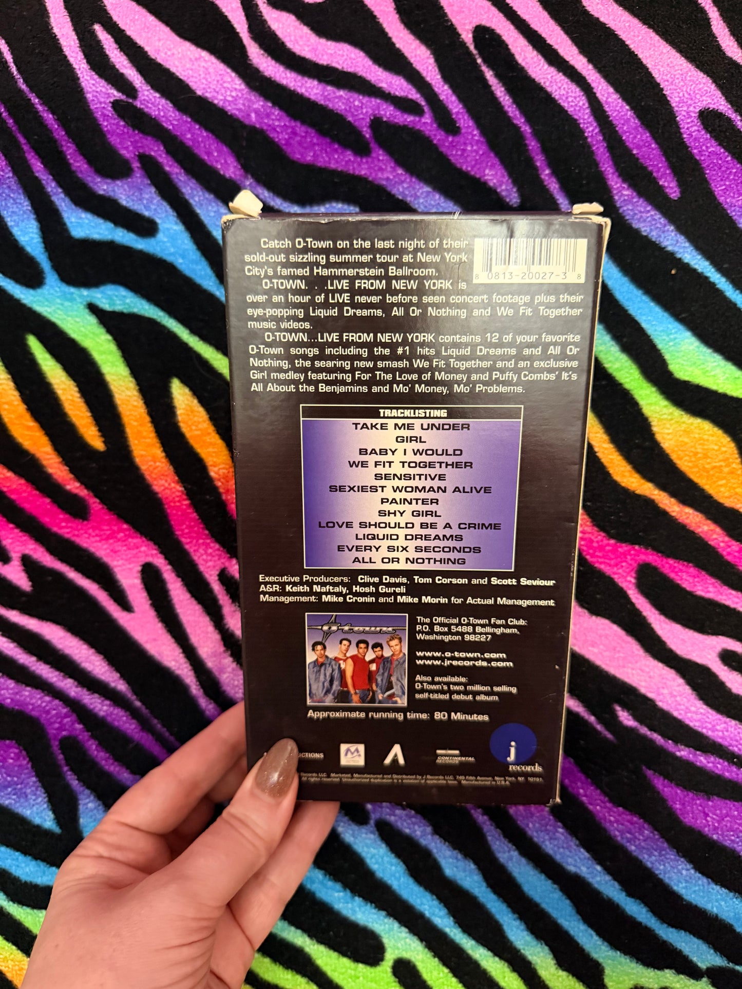 O-Town: Live from New York vhs