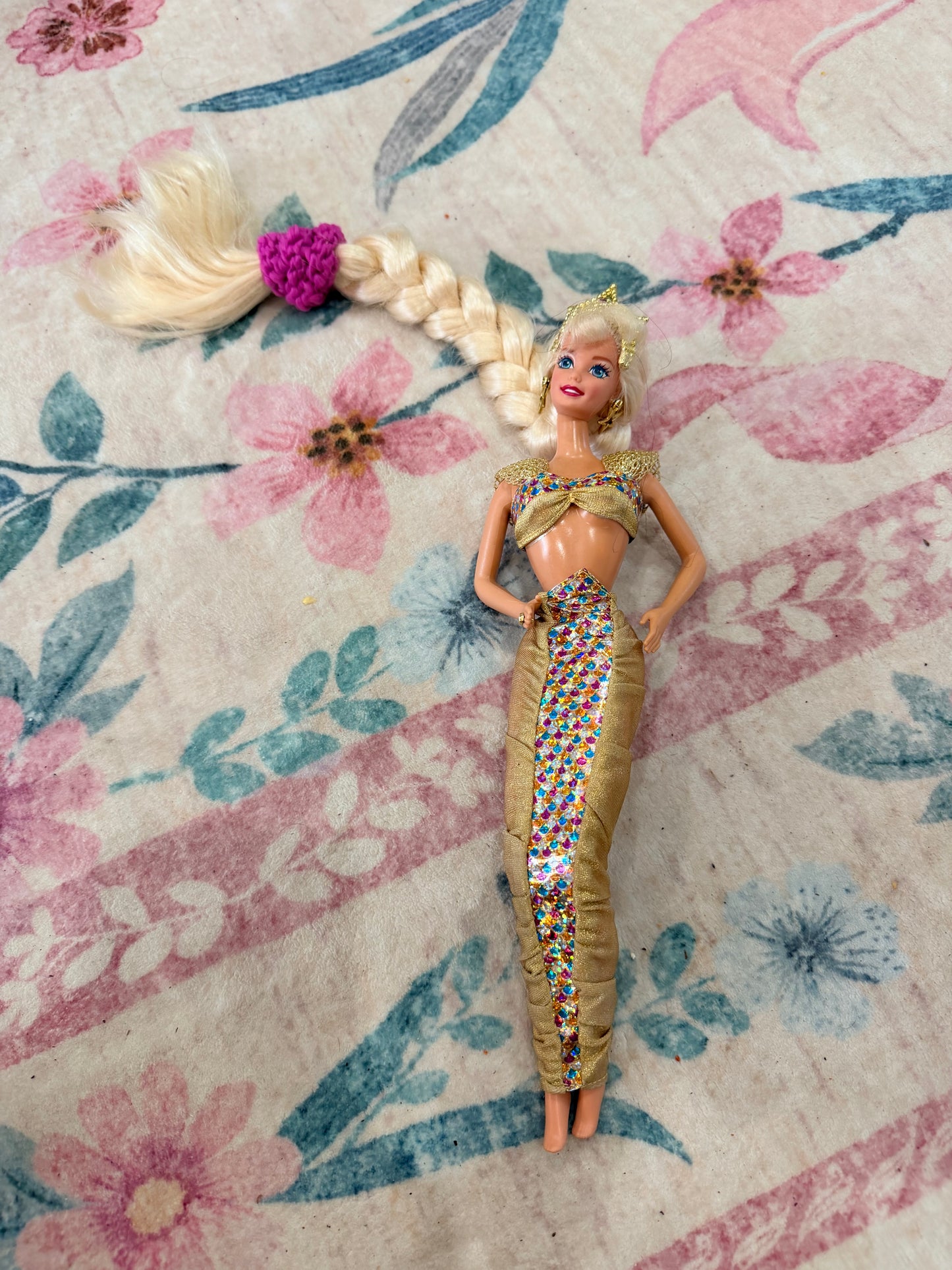 1995 Mattel Jewel Hair Barbie braid