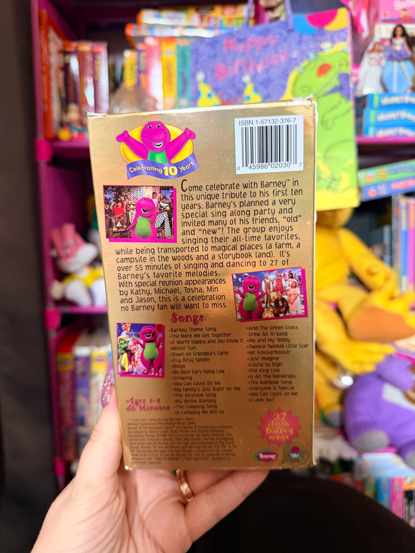 Barney sing and dance vhs