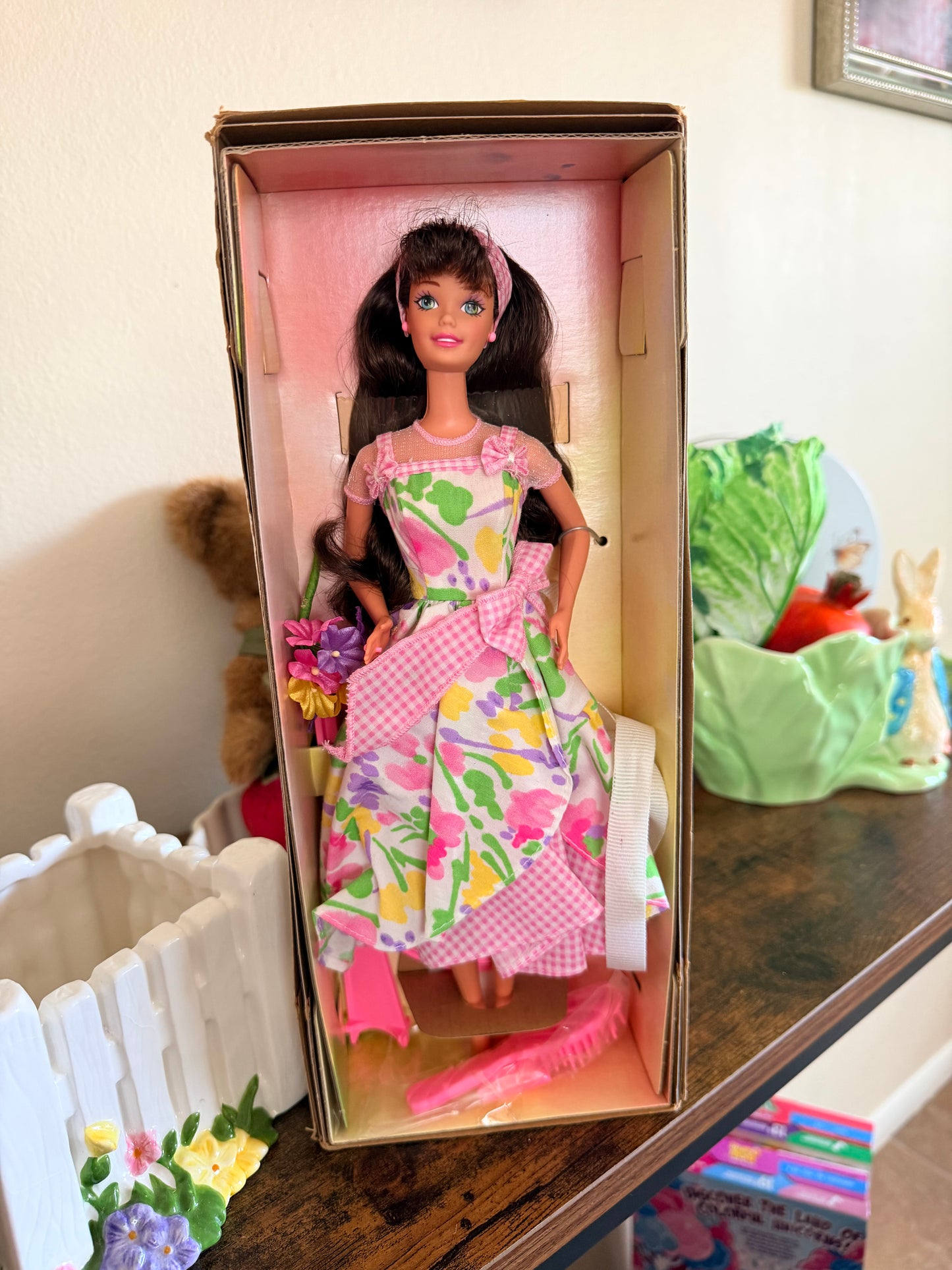 1996 spring petals Barbie second in the series