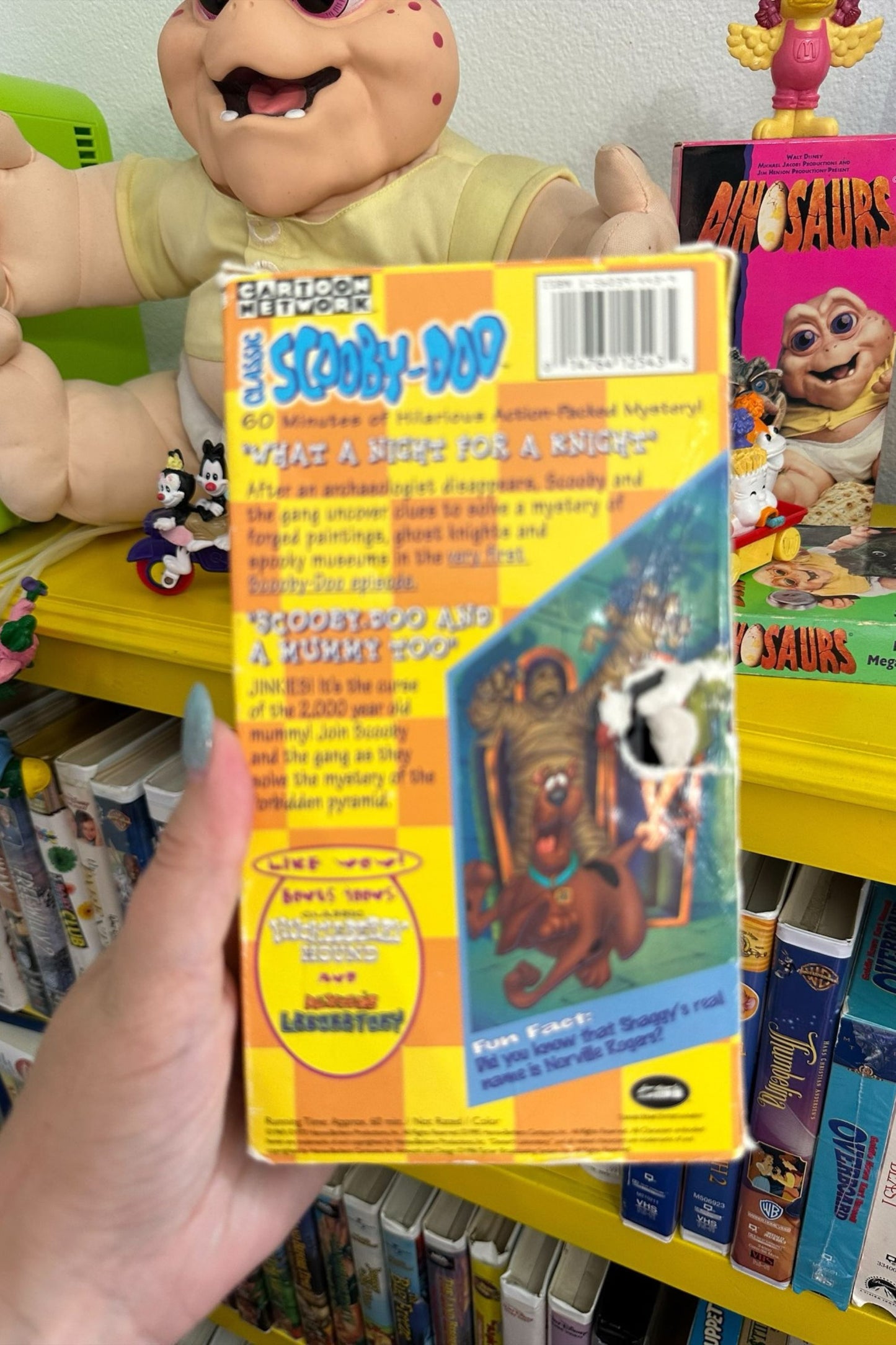 CARTOON NETWORK CLASSIC SCOOBY DOO AND A MUMMY TOO VHS*